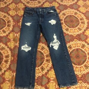 Levi’s 501 Distressed Blue Jeans